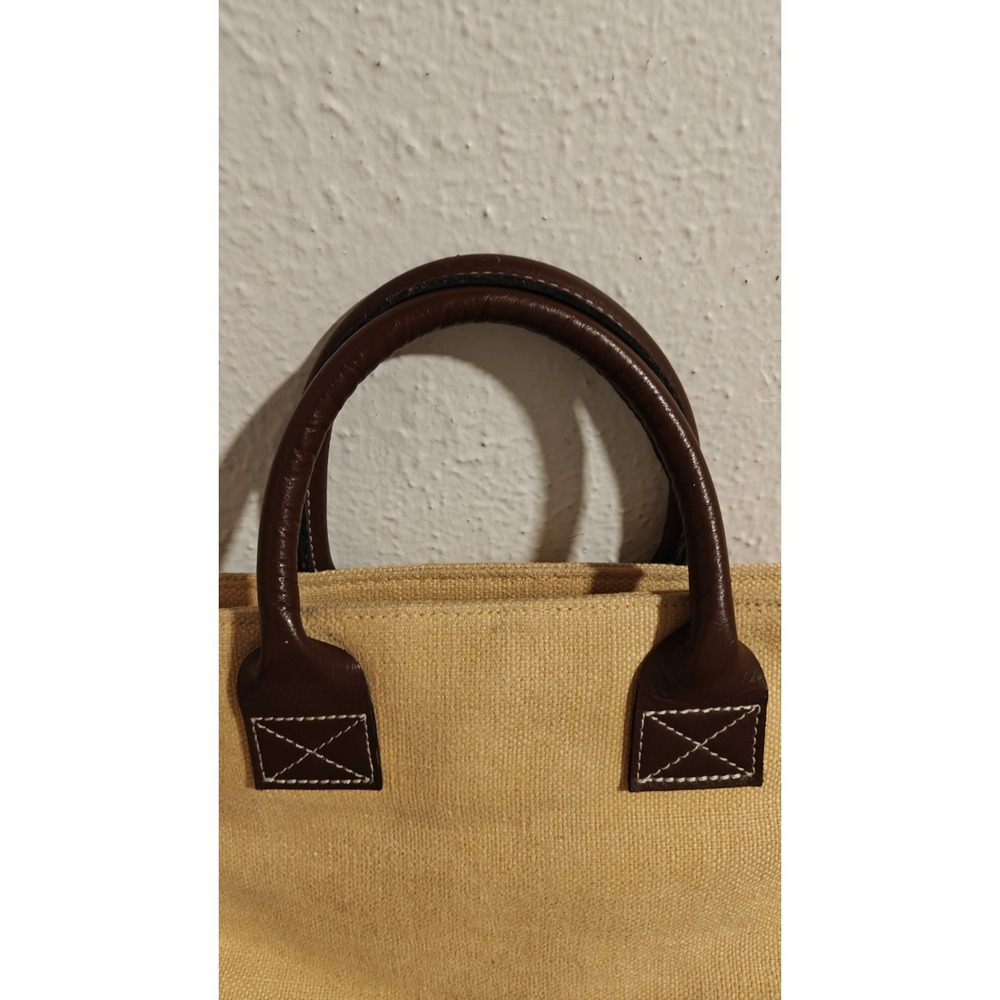 Chris Birchfield  Woven Bag Leather Trim - Picture 13 of 13